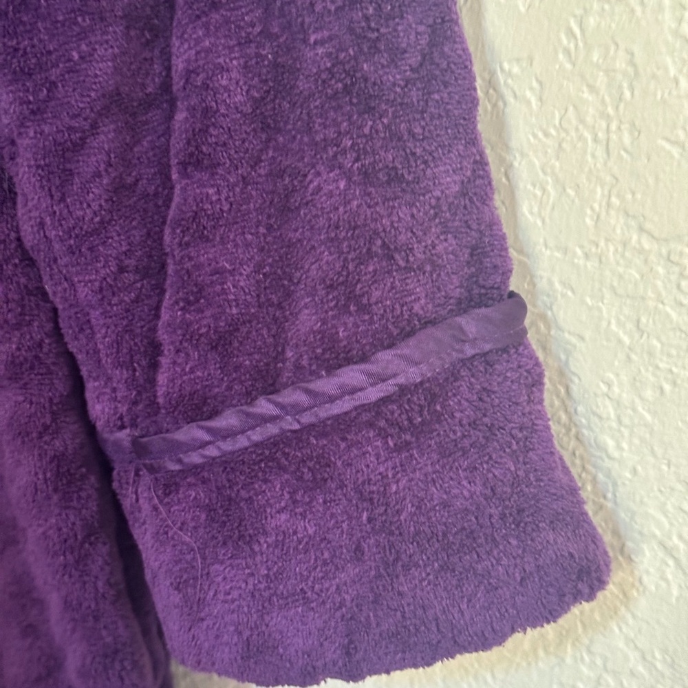 OSCAR de la RENTA (S/M) Purple Long Robe - Picture 5 of 13